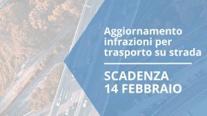 Aggiornamento infrazioni per trasporto su strada